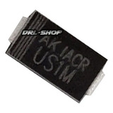 Kit 20 Diodo Smd Us1m Original Taramps Stetsom Banda Sd