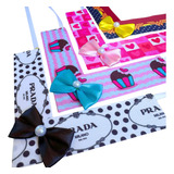 Kit 20 Gargantilhas Pet Para Fêmea Estampadas Diversos Temas