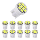 Kit 20 Lampada T10 8 Led Branca Pingo Luz 6000k Atacado