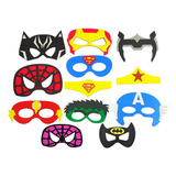 Kit 20 Mascara Fantasia Infantil Super Heróis Pronta