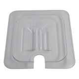 Kit 20 Tampas 1/6 Gastronômica Policarbonato Abertura Colher
