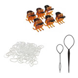 Kit 200elastico Transparente 2agulha Magica 6mini Predendor
