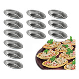Kit 24 Barquete Flandres Oval 25ml 7x4x1,3cm Medida Interna