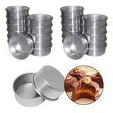 Kit 24 Forma Pão De Mel Nº1 Alumínio Folhas De Flandres Mini