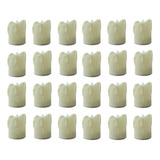 Kit 24 Velas Led Decorativas Versáteis + Bateria