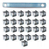Kit 25 Catracas Esticar Arame + Chave P/ Catraca Cerca Rural