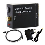Kit 3 Adaptador De Audio Óptico Digital Para Rca Analógico