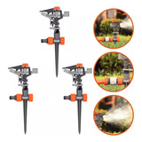 Kit 3 Aspersor/irrigador Impulso Setorial Engate Rápido