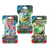 Kit 3 Blister Unitário Pokémon Cartas Máscaras Do Crepúsculo