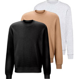 Kit 3 Blusa Moletom Careca Hugo Jobs Premium Lançamento Full