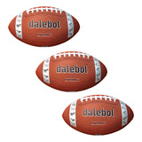 Kit 3 Bola De Futebol Americano Super Oficial Número 6 +nf