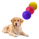 Kit 3 Brinquedo Para Cãozinho Filhotes Golden Retriever Bola Bolinhas Pet