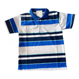 Kit 3 Camisa Polo Infantil Masculina Listrada Gola Barata