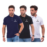 Kit 3 Camisa Polo Tx Country Masculino E Feminina Piquet
