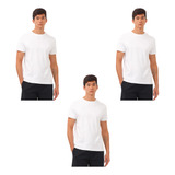 Kit 3 Camisetas Lisa 100% Algodão Premium Unissex Multiuso