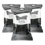 Kit 3 Ceras Quente Para Depilação Lama Negra Pérolas 1kg
