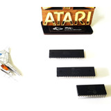 Kit 3 Chips Novos: Tia Processador Riot P/ Atari 2600 Ksc131