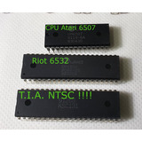 Kit 3 Chips Novos: Tia Processador Riot P/ Atari 2600 Ksc131