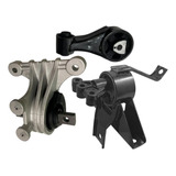 Kit 3 Coxim Motor E Cambio Chery New Qq 1.0 12v 2016 A 2020