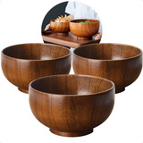 Kit 3 Cumbuca Bol Para Caldos Caldo Verde Bambu Resistente