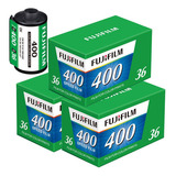 Kit 3 Filmes 35mm Colorido Fujifilm 36 Exposições Iso 400