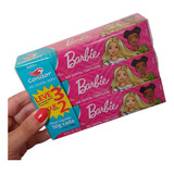 Kit 3 Gel Dental Pasta De Dente Infantil Barbie Morango 50g