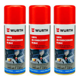 Kit 3 Higienizador Limpa Ar Condicionado Wurth W-max Lavanda