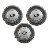 Kit 3 Lâminas Para Barbeador Elétrico Modelos Hq Hs Hp Pq