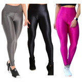 Kit 3 Legging De Academia 3d Feminino Fitness