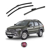 Kit 3 Limpador Parabrisa Palio Weekend 2008 A 2014 2015 2016