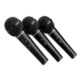 Kit 3 Microfones Dinamico Bastão Xm1800s - Behringer