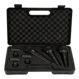 Kit 3 Microfones Profissionais Behringer Xm1800s + Case