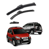 Kit 3 Palhetas Limpador De Parabrisa Fiat Idea 2011 A 2016