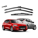 Kit 3 Palhetas Limpador Parabrisa Ford Focus 2014 A 2020