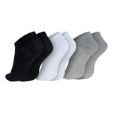 Kit 3 Pares De Meias Invisible Tamanho 39-44 Asics Adulto