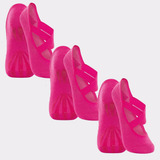 Kit 3 Pares Meia Antiderrapante Pilates Hidroginástica Lupo