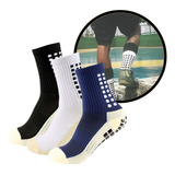 Kit 3 Pares Meia Pro Socks Antiderrapante Esportiva Futebol