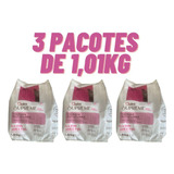 Kit 3 Pct 1kg Ração Quatree Supreme Gatos Adultos Salmão