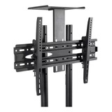 Kit 3 Pedestais Para Tv E Notebook C Rodinhas Suporte Chão