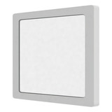 Kit 3 Plafon Led Painel Sobrepor 20x20 Luz Neutra 4000k 18w Cor Branco 110v/220v