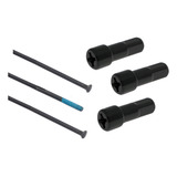 Kit 3 Raio + Niples Shimano Reto 270mm P/ Mt55 Mt66 Aro26