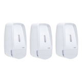 Kit 3 Saboneteiras Porta Sabão Líquido Dispenser Álcool Gel