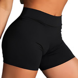 Kit 3 Short Fitness Curto Academia Suplex Feminino Estampado