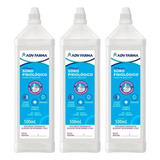 Kit 3 Soro Fisiológico 500ml Com Gotejador