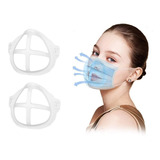 Kit 3 Suporte Máscara 3d Respirando Suavemente Reutilizável