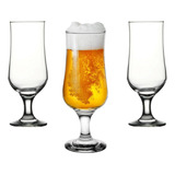Kit 3 Taças Vidro Cerveja Drinks Coquetéis 385ml Pasabahce