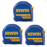 Kit 3 Trena De Aço 8 Metros X 25mm Abs Standard Iw13948
