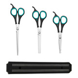 Kit 3 Und.tesoura Propetz Profissional Banho Tosa Cães Gatos