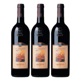 Kit 3 Vinho Castelo Banfi Rosso Di Montalcino Doc 750ml