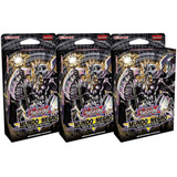 Kit 3 Yugioh Deck Estrutural Mundo Negro Dark Português Card